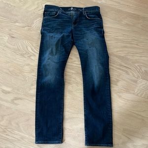 7 for all mankind straight leg jeans
